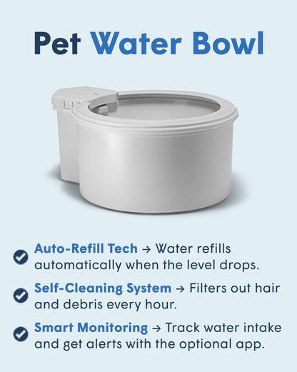 7" Pet Water Bowl